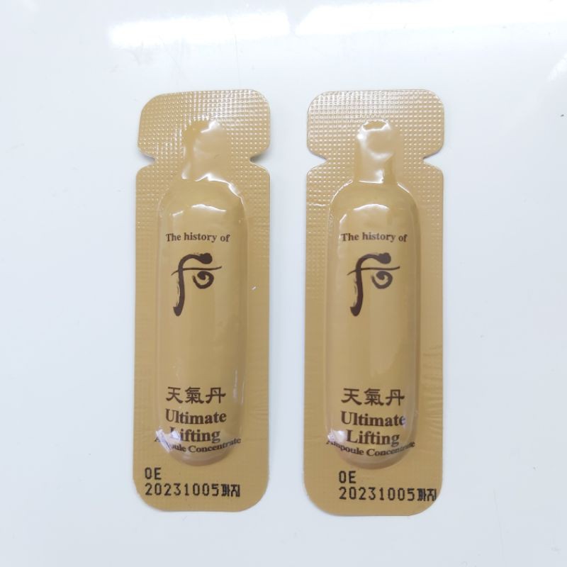 [Mới-Hot] Tinh chất giảm nhăn, nâng cơ chống chảy sệ Whoo Cheongidan Ultimate Lifting 1ml.