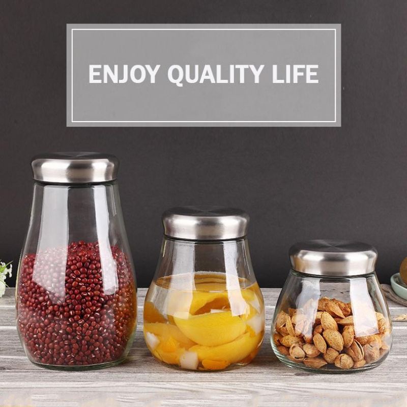 Lọ Hũ Thủy Tinh Cao Cấp Phong Cách Bắc Âu