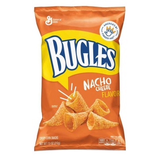 Bánh snack ngô giòn Bugles Original Flavor Crispy Corn, Bugles Nacho Cheese 212g