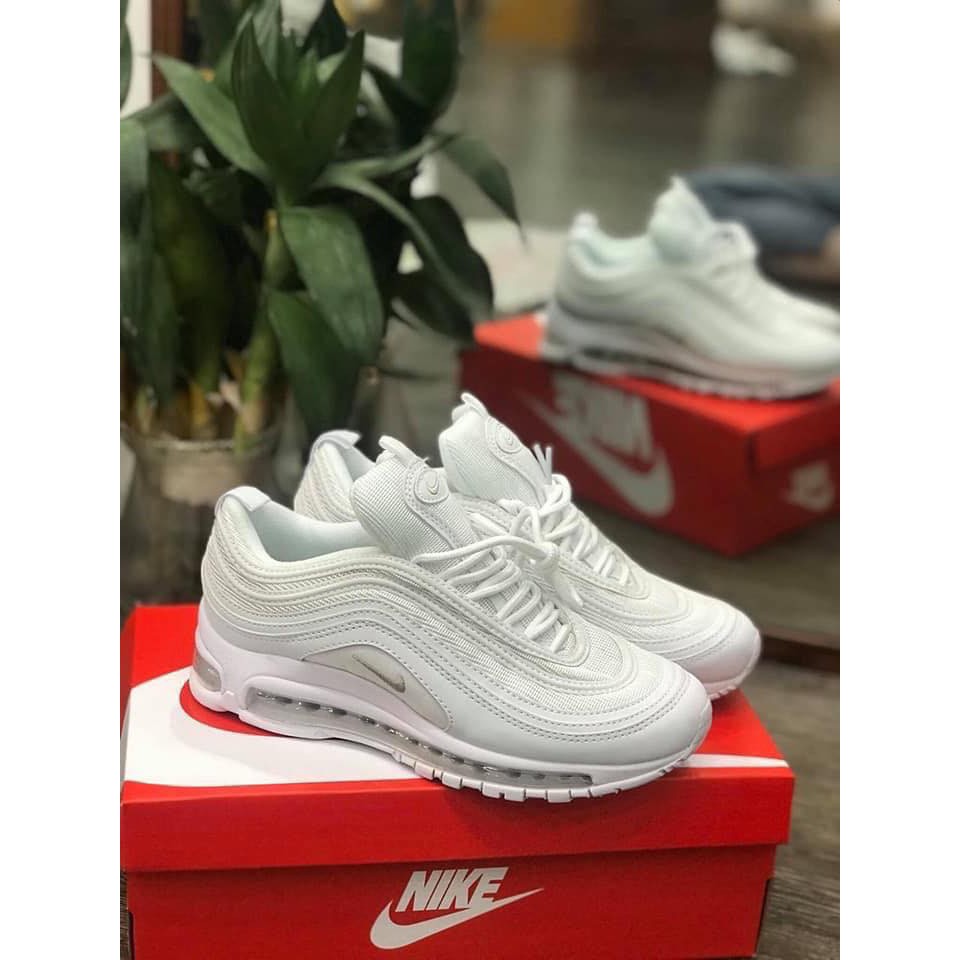 Giày Sneaker Max97 Trắng Phản Quang Nam Nữ