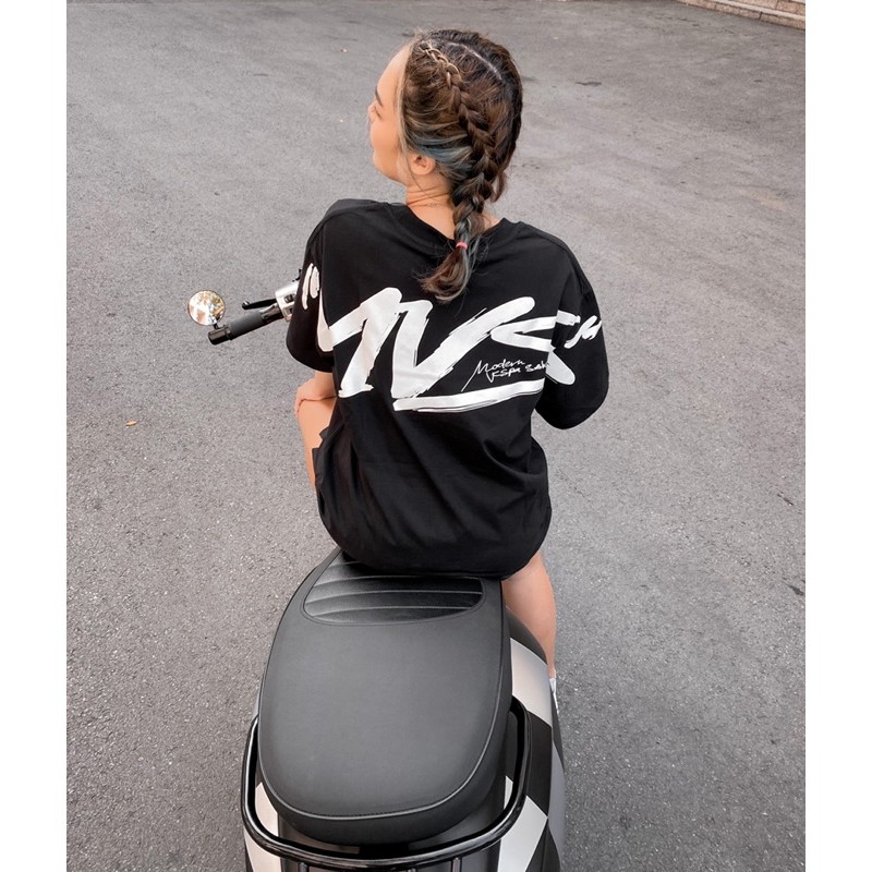 Áo thun unisex MVS dáng rộng, in tràn taycó thêm 2 màu mới