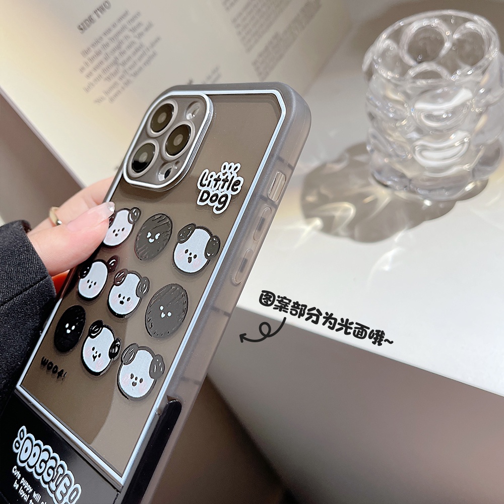 Ốp Điện Thoại Dẻo Họa Tiết Hoạt Hình Chú Chó Dễ Thương Chống Sốc Cho iPhone 13 12 11 Pro XS Max X XR 7 8 plus