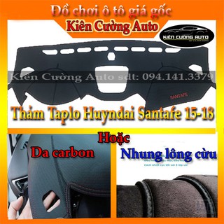Thảm taplo carbon santafe 2015-2018