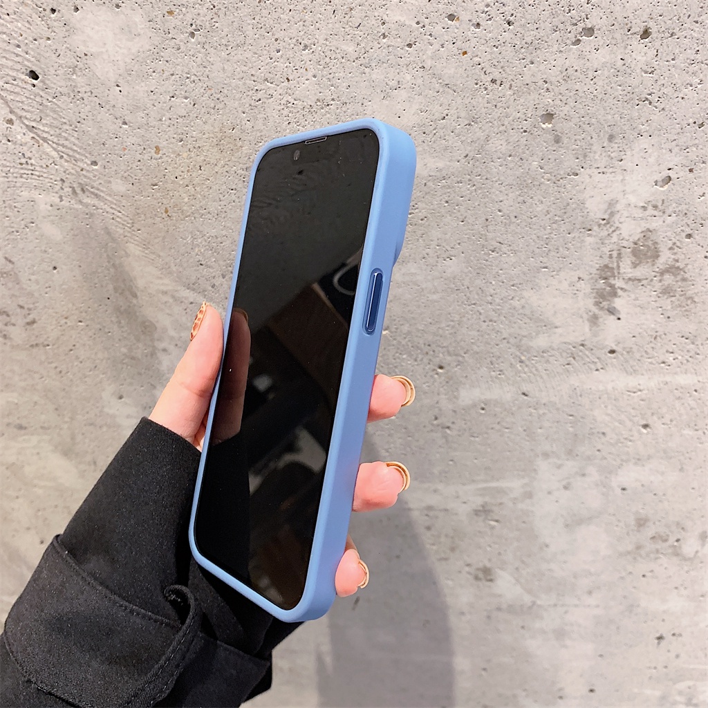 Ốp Điện Thoại Kim Loại Cứng Trong Suốt Chống Sốc Sang Trọng Cho iPhone 14 plus 13Pro 13 12 11 Pro Max