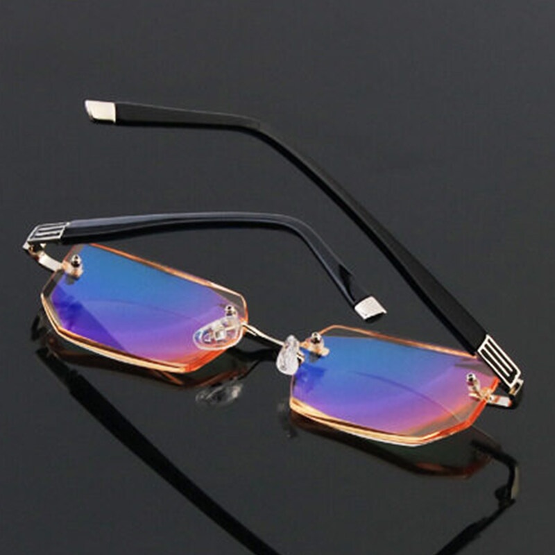 Kính Đọc Sách Không Gọng Chống Ánh Sáng Xanh + 1.0 Đến + 4.0 Độ