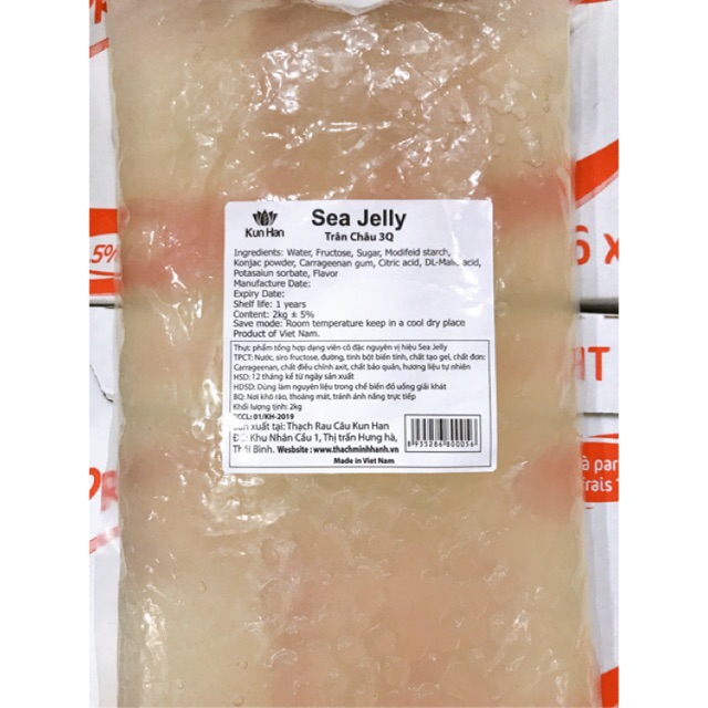 Trân châu trắng 3Q Sea jelly 2kg