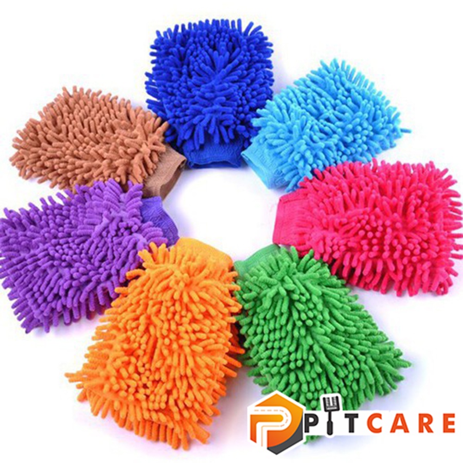 Bao Tay San Hô Rửa Xe Cực Sạch Siêu Mềm Thấm Hút Tốt Giao Màu Ngẫu Nhiên Bảo Vệ Tay Khỏi Trầy Xước 1 Cái