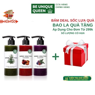 Sữa rửa mặt rau củ thải độc Super vegitoks cleanser Wonder bath Hàn Quốc - SRM
