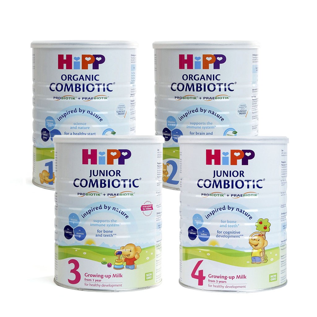 Sữa bột HiPP 1,2,3,4 800g