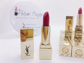 Son Ysl minisize 01 - đỏ tươi