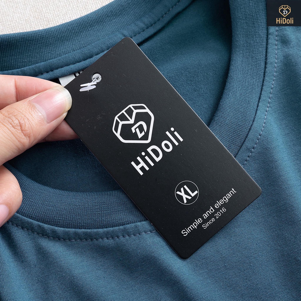 Áo thun nam cổ tròn hidoli phông cotton xuất dư