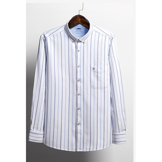 Sơ mi nam kẻ sọc dài tay cotton chất lượng cao - giá rẻ - ảnh chụp thật | BigBuy360 - bigbuy360.vn