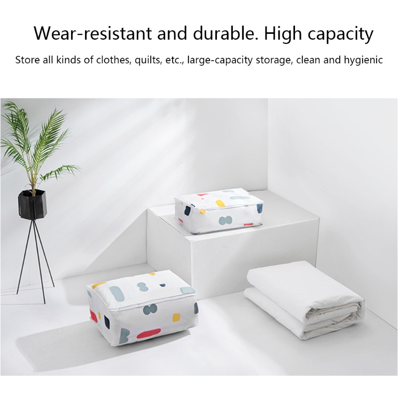 Túi Đựng Quần Áo Chăn Mền Cỡ Lớn Chống Ẩm Tiện Dụng Cho Gia Đình