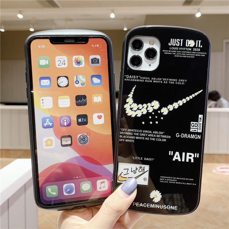 [ IPHONE ] Ốp Lưng Kính Cường Lực Viền Cong Lucky Air - K036