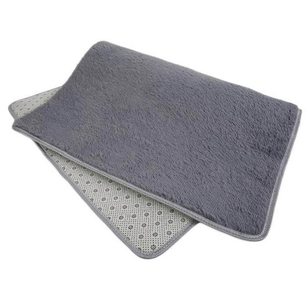 Home Living Room Bedroom Fluffy Rug Anti-Slip Shaggy Area Rug Carpet Floor Mat