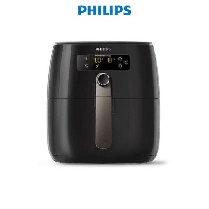 Nồi chiền không dầu philips HD9745, 1500W, công nghệ Loại bỏ chất béo, có vĩ nướng bánh, bảo hành 2 năm toàn cầu