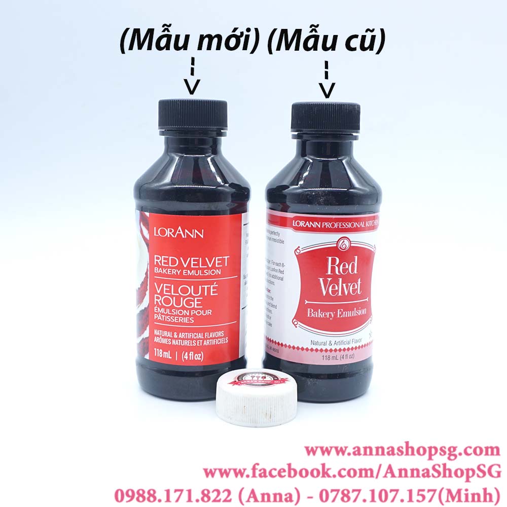 MÀU THỰC PHẨM RED VELVET 118mL