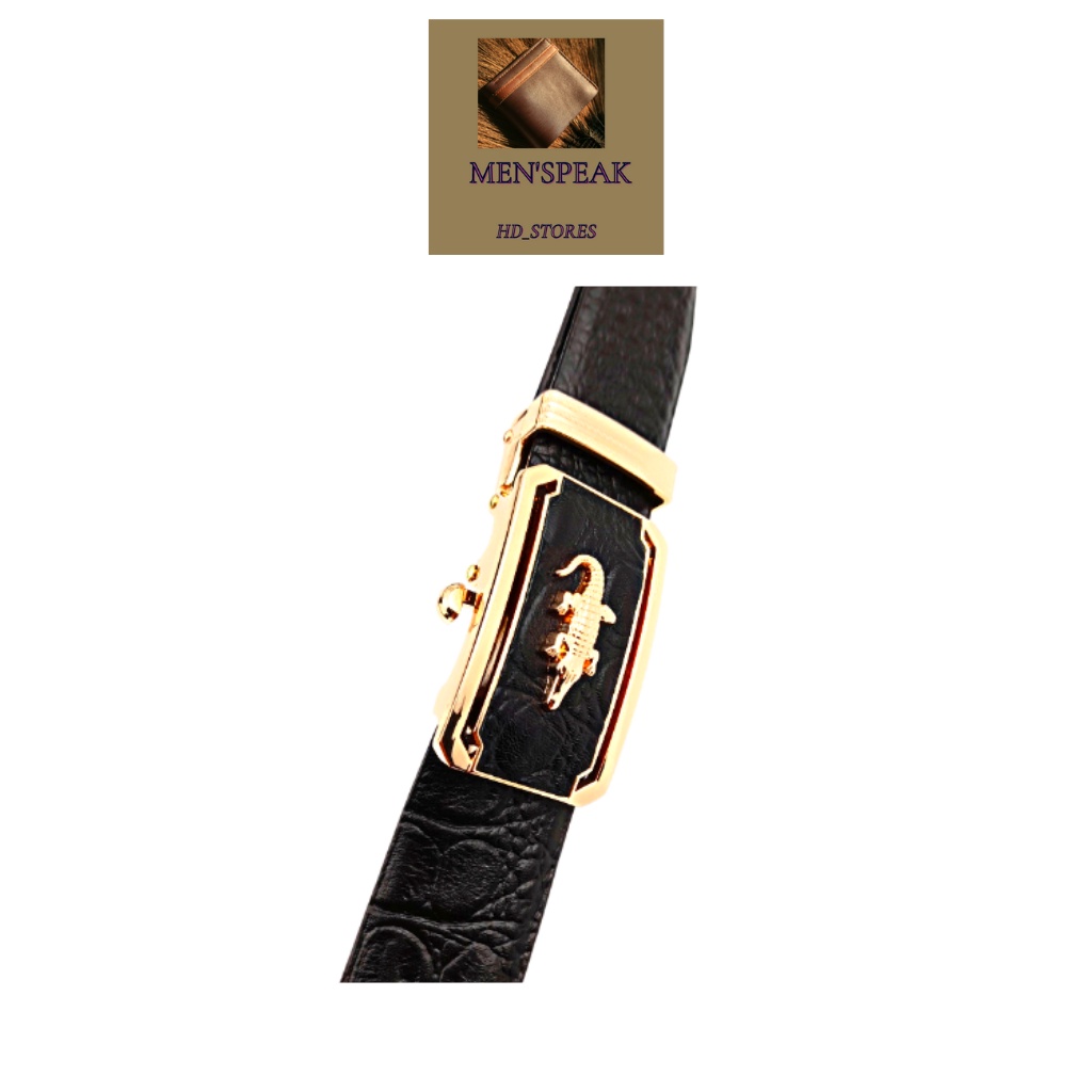 Dây lưng, that lung nam da bò dập vân cá sấu.