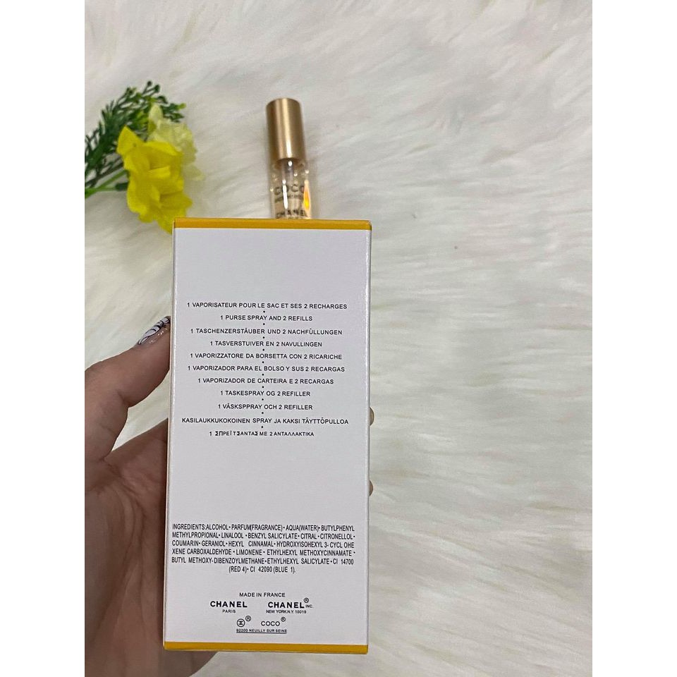 Nước hoa nữ mini 20ml Coco trắng dạng xịt | BigBuy360 - bigbuy360.vn