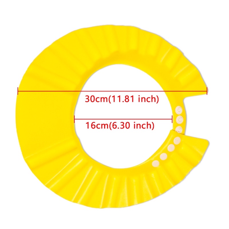Mũ Tắm Gội Đầu Chắn Nước, Nón Tắm Có Bịt Tai Cho Bé