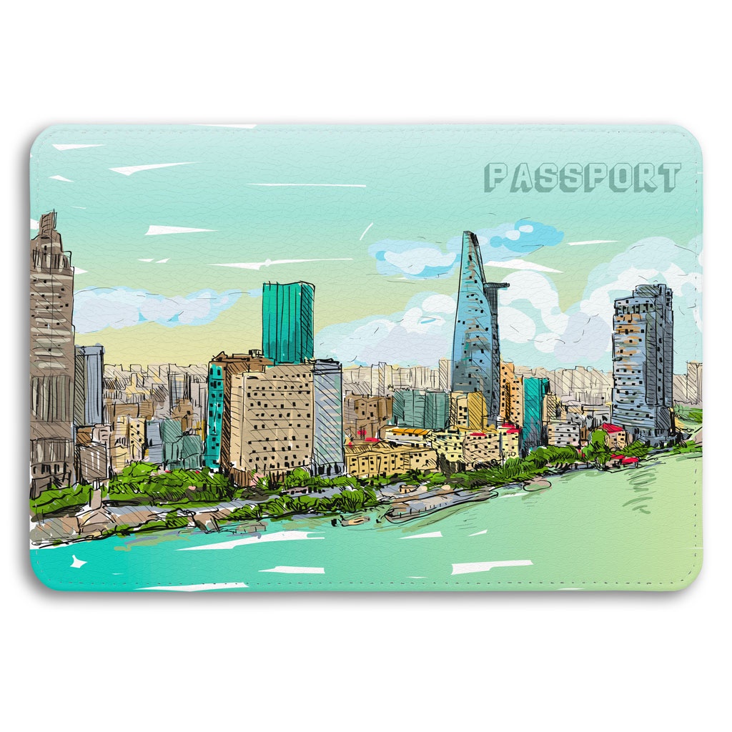 Bao Da Hộ Chiếu / Passport Du Lịch Nam - Nữ  SÀI GÒN - PPT203 STORMBREAKER