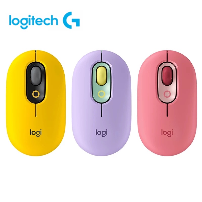 Logitech POP Silent Wireless Bluetooth Mouse High Precision Optical Tracking Mouse