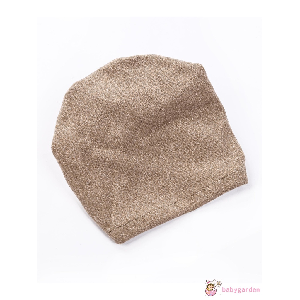 Mũ len co giãn giữ ấm cho bé vào mùa đông thiết kế thắt nơ phong cách cổ điển