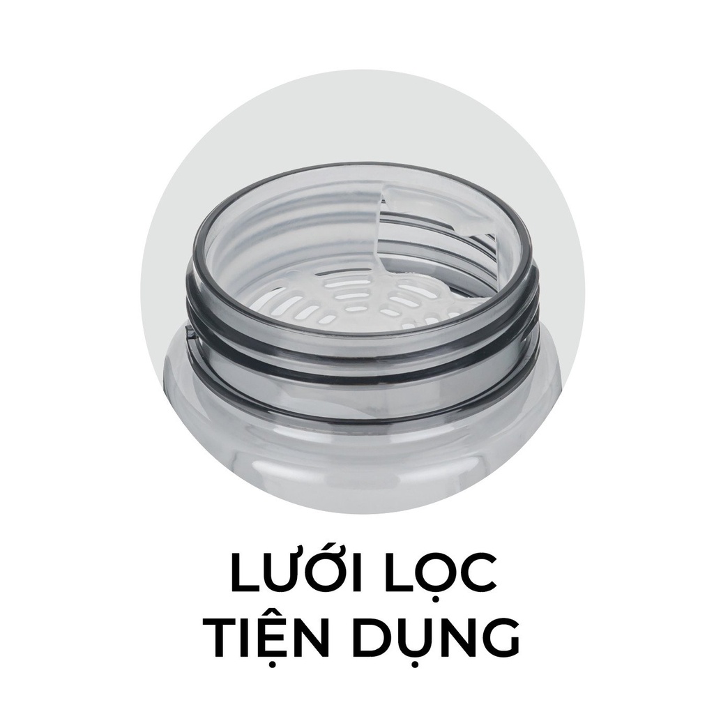 Bình Nước Thể Thao, Bình Nước Chịu Nhiệt Hokori 700ml Chính Hãng Việt Nhật Không Mùi Kháng Khuẩn An Toàn