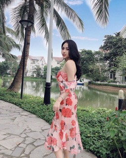 Đầm hoa cánh tiên