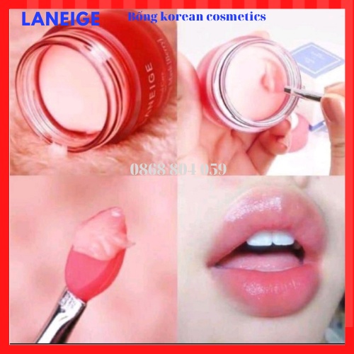 Mặt nạ ngủ môi Laneige Lip Sleeping Mask Berry 20g.Dưỡng môi laneige, ủ môi mini Laneige 3g