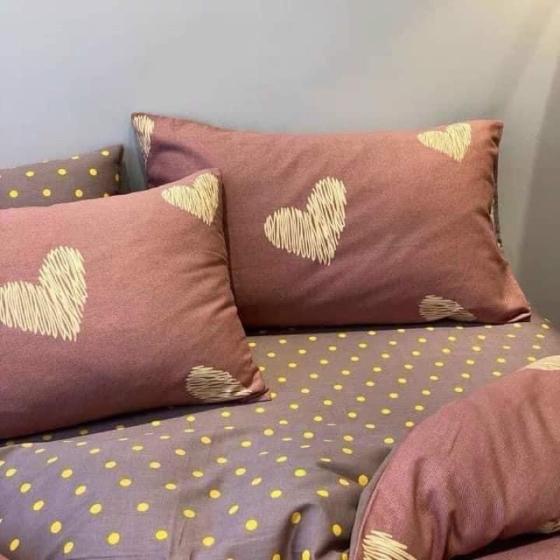 BÁN SỈ SÉT BỘ GA + GỐI HÌNH TRÁI TIM VÀ GU XI -Giá tốt | BigBuy360 - bigbuy360.vn