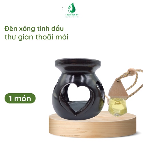 đèn tinh dầu đốt nến bằng gốm xông hương thơm phòng ngủ khử mùi đuổi muỗi