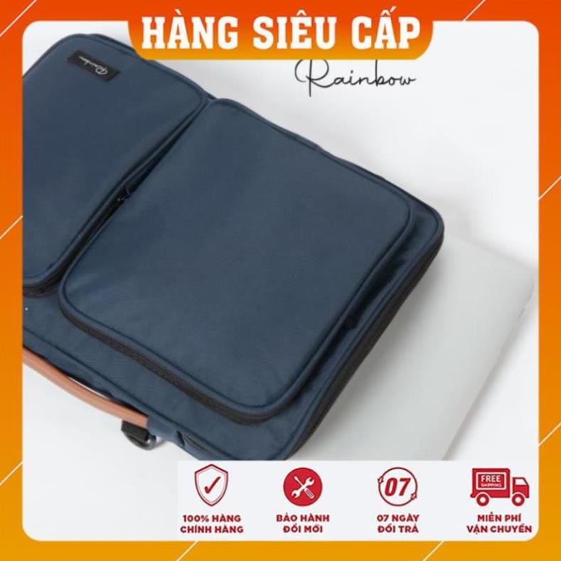 Túi laptop, túi chống sốc laptop macbook chính hãng Rainbow BG001 chất liệu canvas chống nước, lót mút bảo vệ máy tối đa | BigBuy360 - bigbuy360.vn