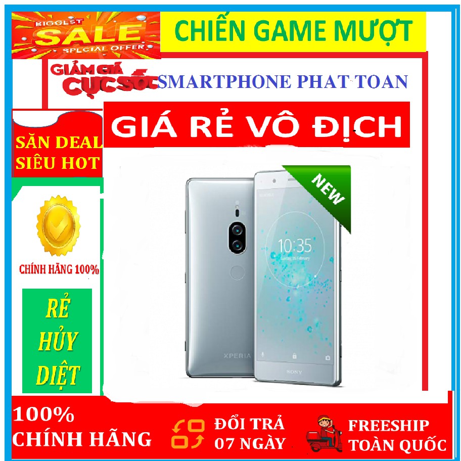 điện thoại Sony Xperia XZ2 Chính hãng ram 4G/64G - chiến PUBG/Free ngon