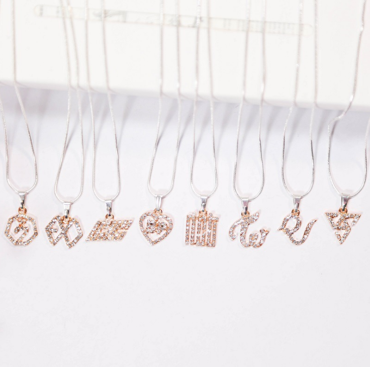 Dây Chuyền Phong Cách Nhóm Nhạc Blackpink Exo Got7 Twice Ikon