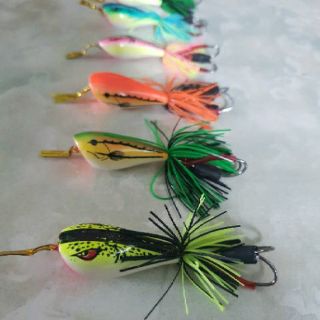 Mồi nhái giả 3d câu lure
