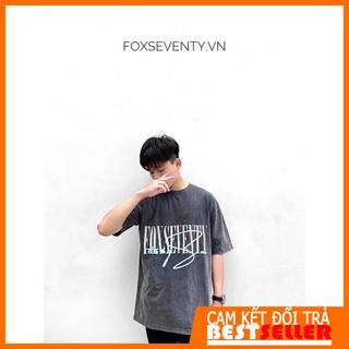 Áo Thun Màu Wash , Chất Cotton Cao Cấp, Form Rộng- Foxseventy TBHS