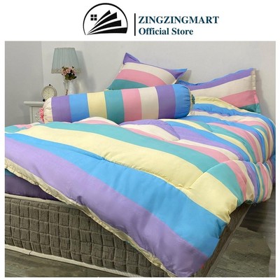 Chăn Bông Siêu Nhẹ Sét 5 Món Chăn ga gối - Kích thước M2/M6/M8/2M2