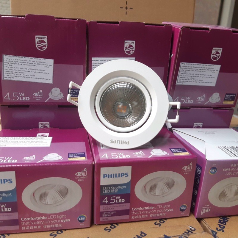 Đèn chiếu điểm chiếu điểm Led SL201 công suất 2.7w và 4.5w |thương hiệu Philips chính hãng|