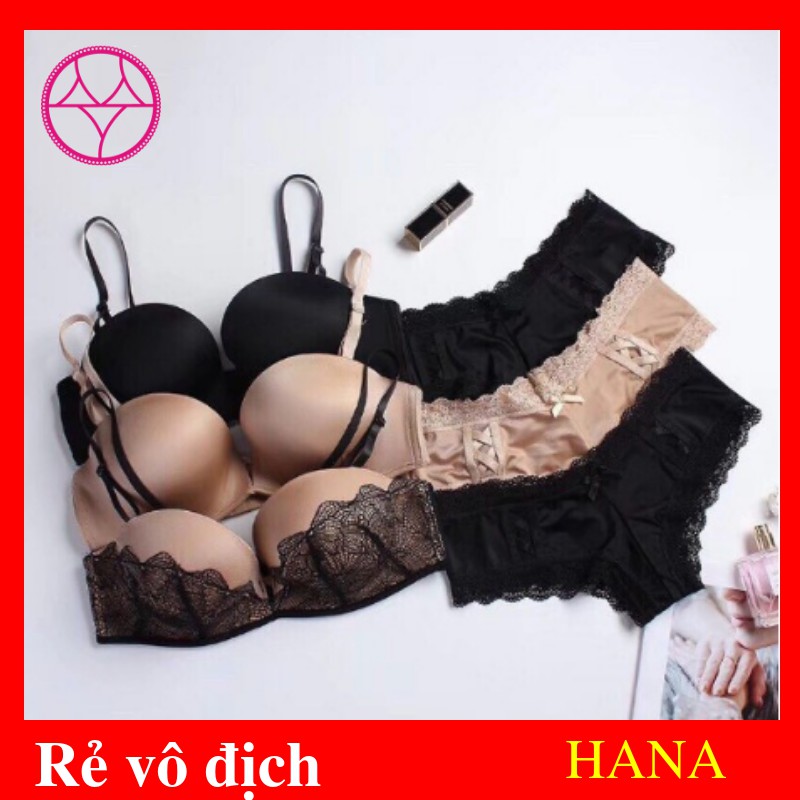 Bộ đồ lót đệm dày vicky - HANA mã 8012
