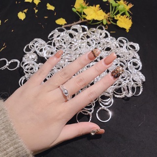Nhẫn kim tiền bạc mix thỏi vàng