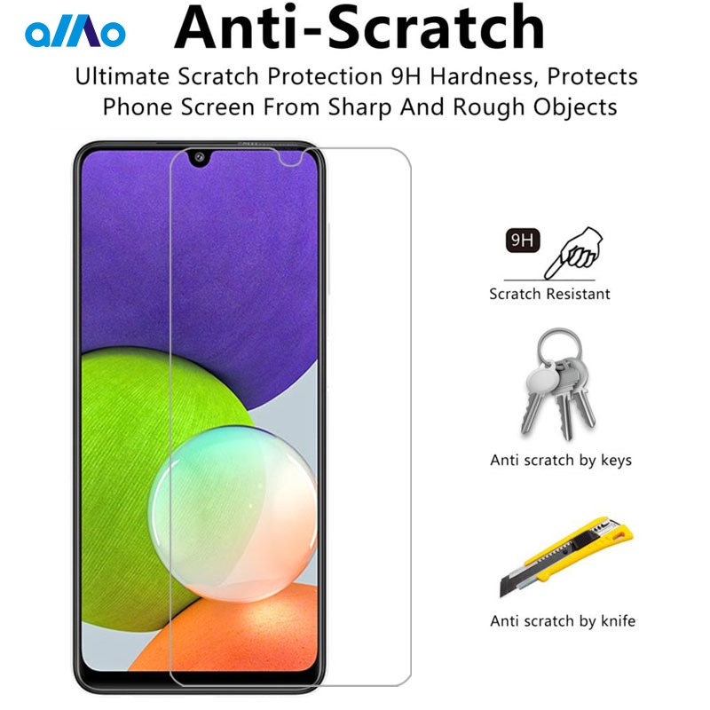 Set 2 kính cường lực 9D bảo vệ màn hình chất lượng cao dành cho Samsung Galaxy A22 4G A22 5G