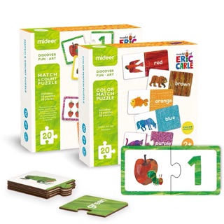 (Ảnh thật) trò chơi xếp hình ghép đôi Mideer Match Puzzle 2 chủ đề