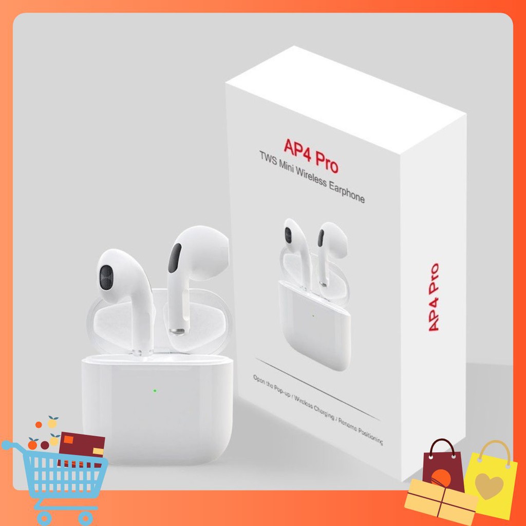 Tai nghe Blutooth Airpod Pro 4 Phiên Bản Nâng Cấp Không Dây Nhét Tai Dành Cho Tất Cả Điện Thoại  5.0 TWS janna.shop9 | BigBuy360 - bigbuy360.vn