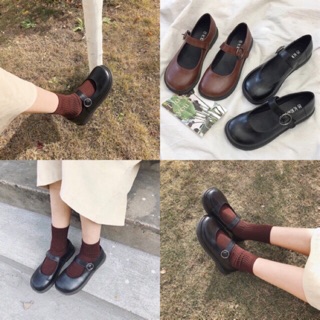Giày ulzzang giày búp bê ( kèm ảnh thật )