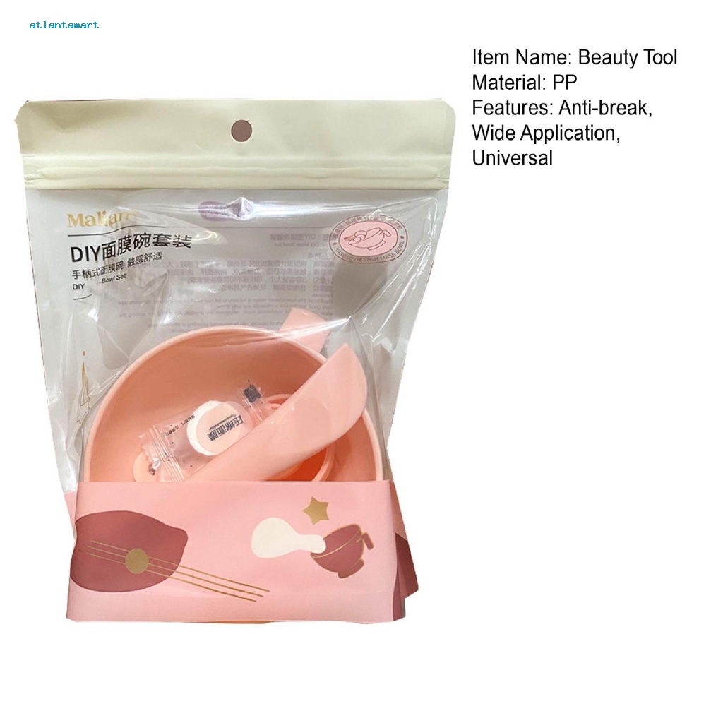 Atl| 1 Bộ Dụng Cụ Silicone Tự Làm Mặt Masque Tiện Lợi