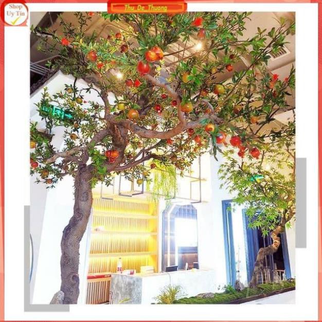 Cành lựu giả trang trí cao cấp