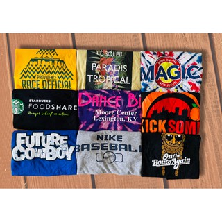 Combo 10 Áo thun Mỹ secondhand Unisex
