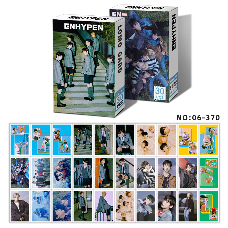 Bộ 30 Hình Thẻ Lomo Enhyen Nct2020 Twice Iu Stray