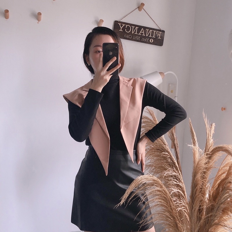 Áo blazer choàng vai hottrend FINANCY phong cách Hàn quốc cá tính hàng cao cấp  A22 | BigBuy360 - bigbuy360.vn